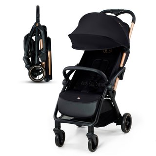 Silla de paseo plegable negra Kinderkraft