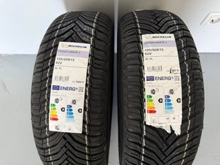 2 Neumáticos Michelin CrossClimate 2 195/60 R15 92