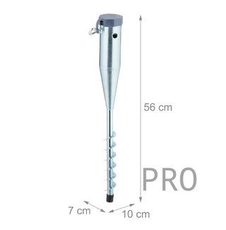 Piqueta de sombrilla para enroscar - Relaxdays