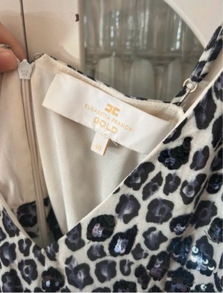 Elisabetta Franchi tutina fantasia leopardata