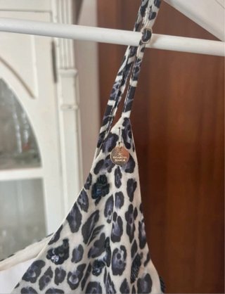 Elisabetta Franchi tutina fantasia leopardata