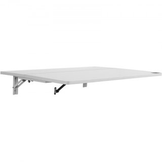 Mesa Plegable Montada en la Pared, Mesa de Hoja Caída de 31.5" x 19.69" Montada en la Pared, Escritorio Flotante con Soporte de Hierro, Escritorio Plegable para Espacios Pequeños, Oficina en Casa,...