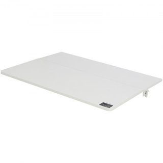 Mesa Plegable Montada en la Pared, Mesa de Hoja Caída de 31.5" x 19.69" Montada en la Pared, Escritorio Flotante con Soporte de Hierro, Escritorio Plegable para Espacios Pequeños, Oficina en Casa,...
