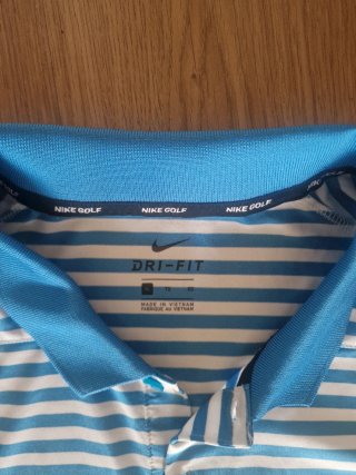 Polo Nike Golf Rayas Azul Blanco