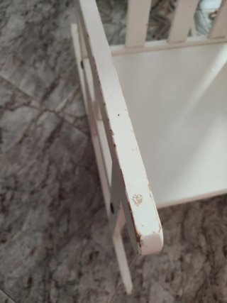 Mecedora infantil Ikea blanca