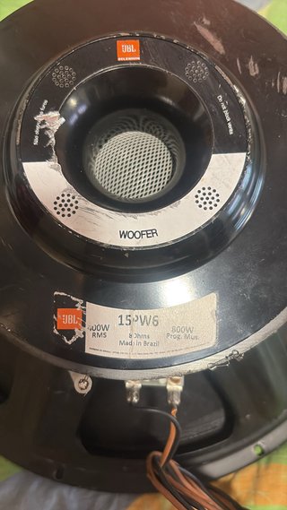 Woofer JBL Selenium 15PW6.   800W