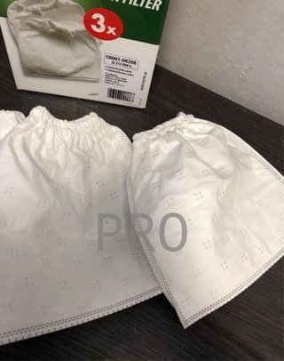 Juego de 3 filtros de tela para aspiradora
