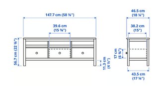 Conjunto Salón IKEA HEMNES