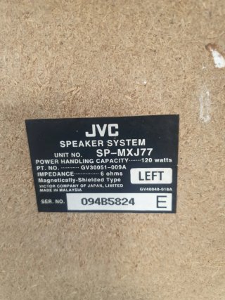 Altavoces JVC Gris Plata