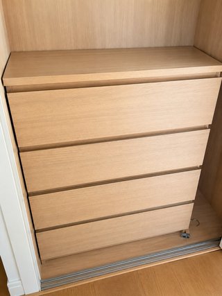 Cajonera Malm Ikea. Tengo 4, las 4 por 250€