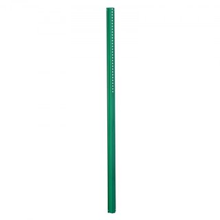 Poste de señal U-Channel de 6 pies, paquete de 4 postes fijos de acero verde de alta resistencia, señal de acero U-Channel para jardín, patio, granja o intersección de tráfico