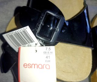 Sandalias Esmara Talla 41 Negras