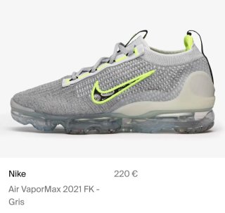 Zapatillas Nike Air VaporMax Gris/Verde