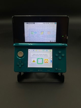 Nintendo 3DS Aqua Blue Completo Con Scatola