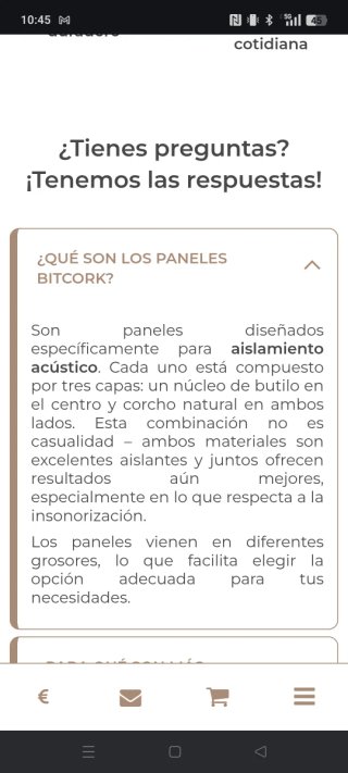 Paneles Acústicos Corcho y Butilo BitCork