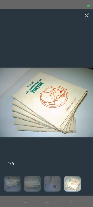 Las Aventuras de Tintin,6 tomos.