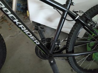 Bicicleta Rockrider ST 500 Negra