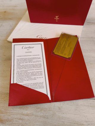 Astuccio Occhiali Cartier Rosso