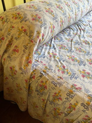 Colcha edredón cama 135cm floral