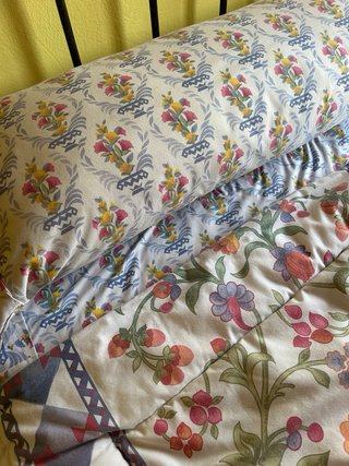 Colcha edredón cama 135cm floral