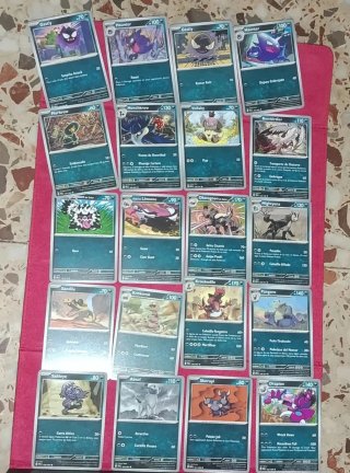 Lotto di carte Pokémon varie