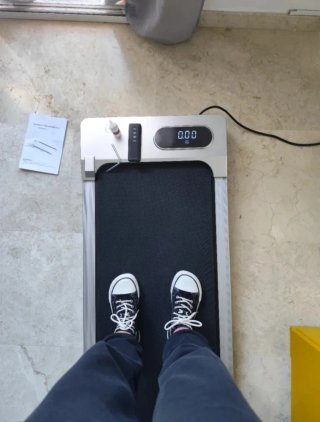 Cinta de correr/andar compacta