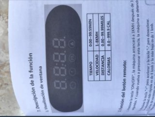 Cinta de correr/andar compacta