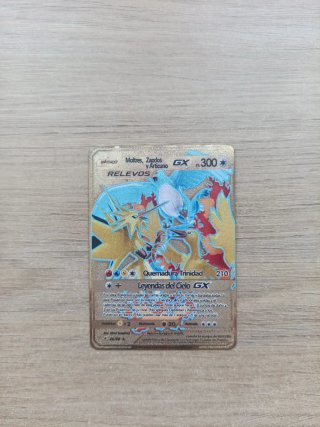 Carta Pokémon RELEVOS Moltres,Zapdos y Articuno GX