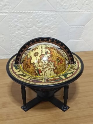 Globo Terraqueo Vintage Giratorio Hecho en Japón