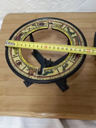 Globo Terraqueo Vintage Giratorio Hecho en Japón