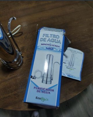 Filtro purificador de agua de fácil instalación y