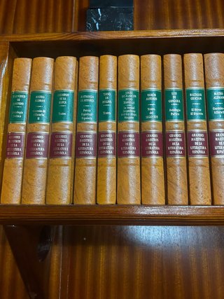 Grandes maestros de la literatura española