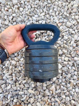 Adaptador Kettlebell Mancuerna 3D resistente pesas