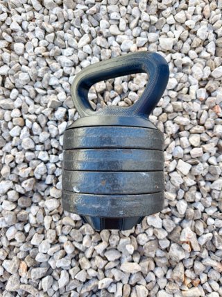 Adaptador Kettlebell Mancuerna 3D resistente pesas