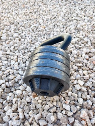 Adaptador Kettlebell Mancuerna 3D resistente pesas