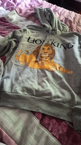 Sudadera The Lion King Gris