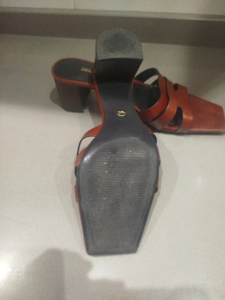 Sandalias Zara Mujer Talla 39 Marrón