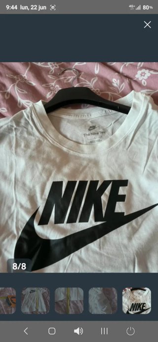 Lote 2 Camisetas Nike nuevas originales algodón