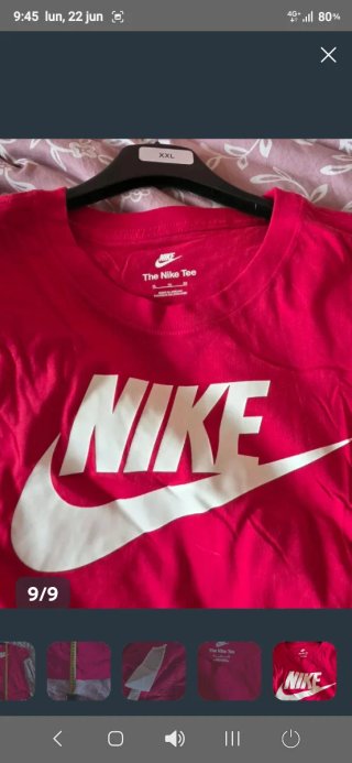 Lote 2 Camisetas Nike nuevas originales algodón