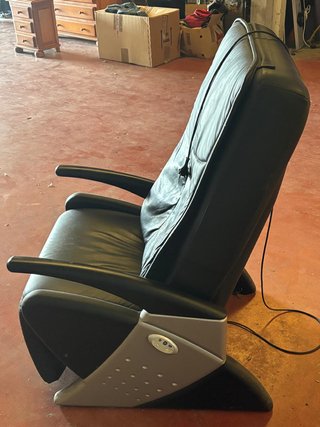 Sillón de Masaje Negro Cuero