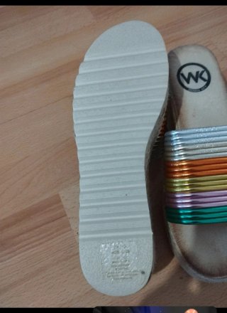 Zuecos WK plataforma multicolor