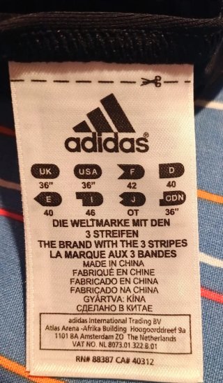 Bañador Adidas vintage deportivo negro y rojo