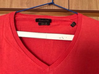 Jersey Massimo Dutti Rojo Manga Larga