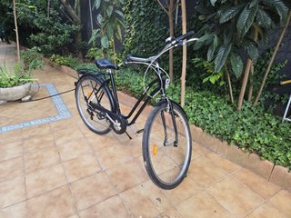 Bicicleta Paseo Btwin Negra