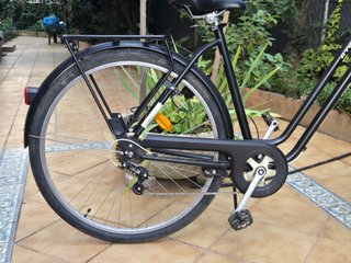 Bicicleta Paseo Btwin Negra