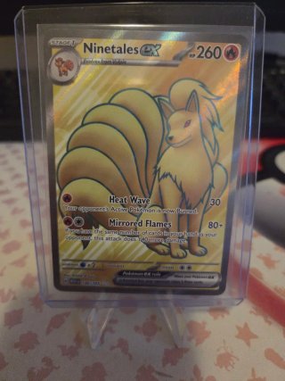 Ninetales EX Full Art Pokémon 151