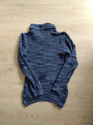 Jersey Massimo Dutti Azul y Gris