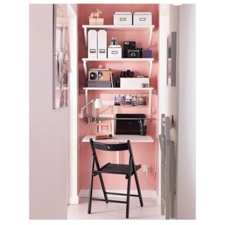 Mesa plegable NORBERG blanca 74x60 cm