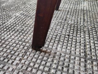 Sillón y banco madera jardín