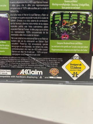 Batman Forever: The Arcade Game PS1